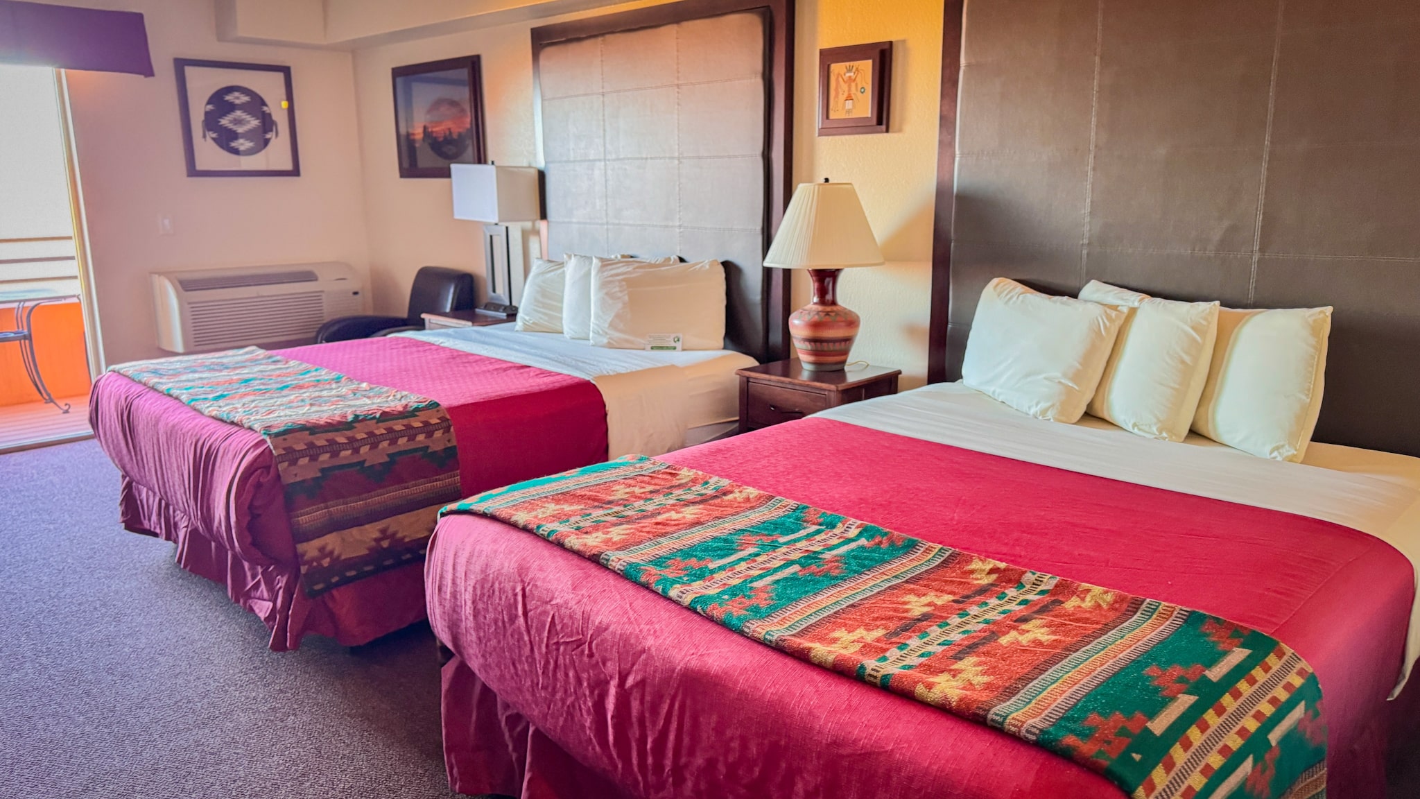 Les chambres du The View Hotel à Monument Valley